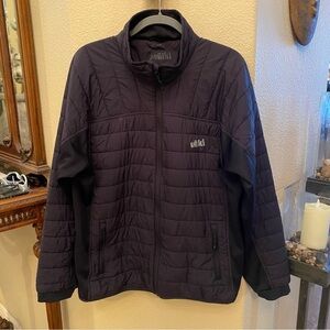 VOLKL Men Black 3M Thinsulate Platinum Lightweight Zipped Jacket Size XL